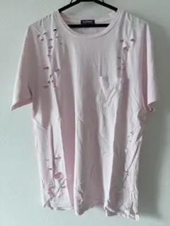 BAYCREST ピンク Tシャツ Lサイズ ダメージ加工のサムネイル