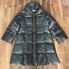 Petite Fleur 黒 ダウンコート 140