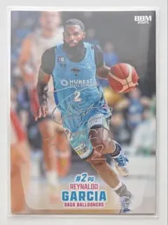 100シリ　ガルシア　B.LEAGUE BBM カード 2025　銀箔サイン