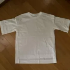 ユニクロ+J（プラスJ） スーピマコットンオーバーサイズＴ（5分袖） ホワイト