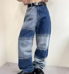デニムパンツ リメイクライクデニムのサムネイル