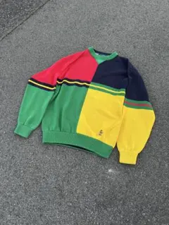 SUPREME 18AW クルーネック セーター マルチカラー グッチカラー 