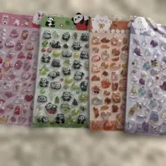 かわいいシールセット　固めのタイプのシール