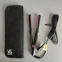 VS Sassoon ストレートヘアアイロン ブラック/ピンク