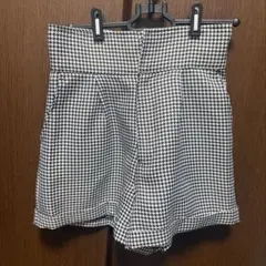 GRL 千鳥柄ハイウエストショートパンツ[tu230]