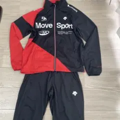 DESCENTE move sportジャージ上下セット レッド - メルカリ