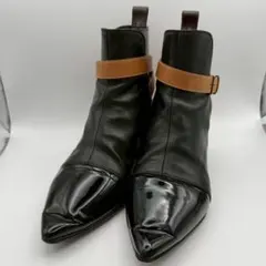 LOUIS VUITTON ベルテッドアンクルブーツ モノグラム ブラックのサムネイル
