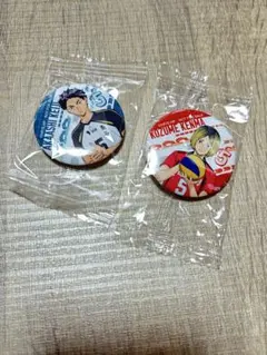 ハイキュー 孤爪研磨 赤葦京治 くら寿司 缶バッチ