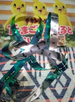 Timeleszクリアファイルと銀テープ