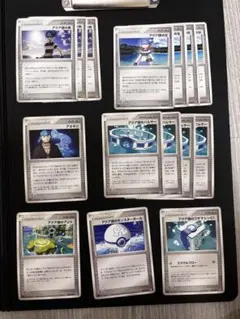 ポケモンカード　アクア団の　トレーナーカード15枚セットのサムネイル