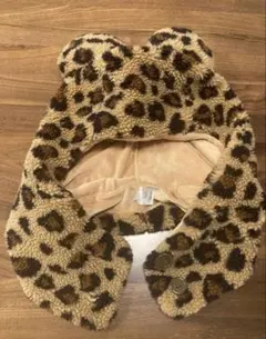 ディズニー ミッキー ヒョウ柄 マフラーキャップ ファンキャップ レオパード