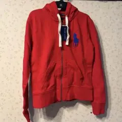 RALPH LAUREN ジップアップパーカー レッドのサムネイル