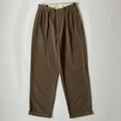 90s〜 ラルフローレン 2タック コットン ウィップコードパンツ W30L30