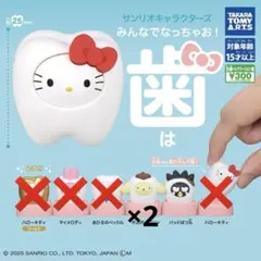 サンリオキャラクターズみんなでなっちゃお! -歯-