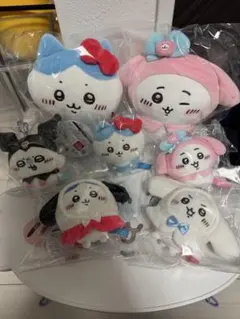 ちいかわ　サンリオ　マスコット　ぬいぐるみ　7種セット