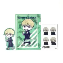 呪術廻戦 狗巻棘 セリア ミニクリアファイル ダイカットステッカー 証明写真