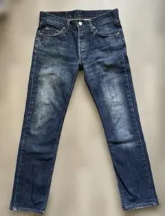 最終値下げ　Levi's ボタンフライ デニムパンツ　アンクル丈　Sのサムネイル