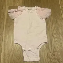 petit main 袖チュールロンパース　70㎝