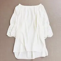 Rose Tiara ジュニア カットワークレース プルオーバー ブラウスのサムネイル