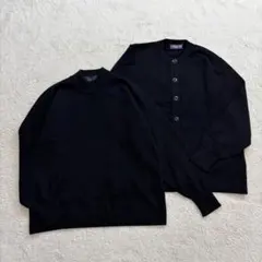 Kamomomo 様専用　m1995　イヴマーベル【M】黒系 長袖ニット カーデ