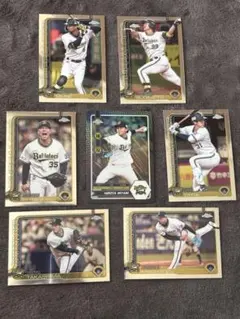 オリックスバファローズ Topps NPB Chrome2025 7枚セット