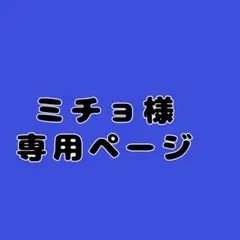 ミチョ様　専用ページ