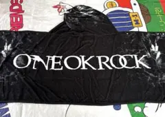 ONE OK ROCK フード付き大判タオル 黒