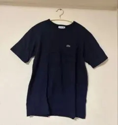 LACOSTE ラコステ ポケットTシャツ ネイビー xs （S〜M）