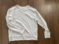 UNIQLO 長袖カットソー フリース素材　ホワイト Sサイズ