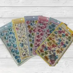 しずくちゃん ボンボンドロップ ぷっくり 立体 シール 6個セット