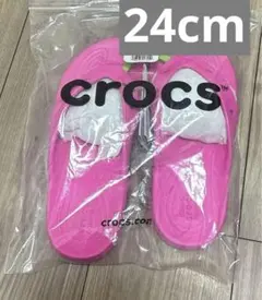 クロックス サンダル クラシック ピンク 24cm ジビッタブル フリップ