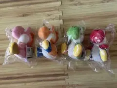 一番くじ with YOSHI B賞カラフルヨッシーぬいぐるみマスコットセット