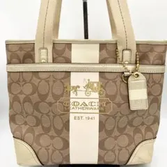 COACH ☘ トートバッグ ☘ シグネチャー ☘ ヘリテージ ☘ PVC