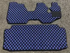 サンバーディアス ワゴン/バン AT車 チェック黄黒 フロアマット 日本産 