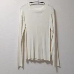 earth music&ecology アイボリー ニット M