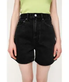 SLY デニム ハイウエストショートパンツ