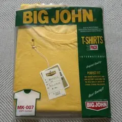 90s デットストックBIG JOHN Tシャツ 2枚組 無地　Lサイズのサムネイル