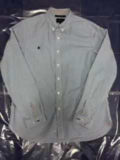 R.NEWBOLD チェック柄 ボタンダウンシャツ Mサイズ