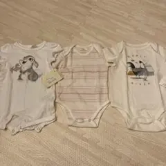 【新品タグ付き】ロンパース60-70 3点セットGAP・H&M・miniman