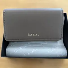 【未使用】Paul Smith グレー×マルチ 名刺入れ