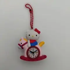 ハローキティ　なつかしアイテムミニチュアコレクション　めざまし時計　ガチャ
