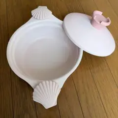 バイカラー 軽量 クッキングポット 18cm ピンク＆鍋つかみのサムネイル