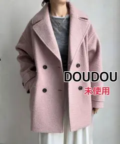 未使用 ウーレットループピーコート ピンク ドゥドゥのサムネイル
