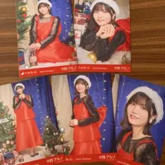 ⑤ 中西アルノ ✨ 2024 クリスマス 生写真 5種 コンプ 乃木坂
