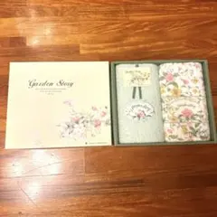 【新品未使用】大阪西川 Garden Story タオルセット 花柄 綿100%のサムネイル