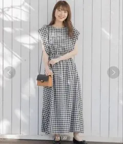 URBAN RESEARCH Sonny Label ギンガムチェックワンピース