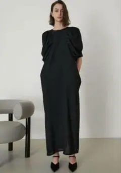 RIM.ARK Curve gather sleeve OP パフ袖ワンピースのサムネイル