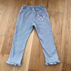 apres les cours 120 ポケット刺繍デニムパンツ