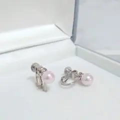 5965★高品質　人気スタッドイヤリング★艶貝真珠パール★シェル★貝