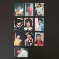 1980年代 アイドルタレントカードプロマイド写真 　セット
